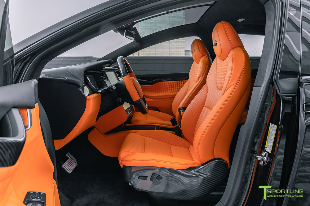 Custom Tesla Model X Interior - T Sportline - Tesla Model S, 3, X & Y ...
