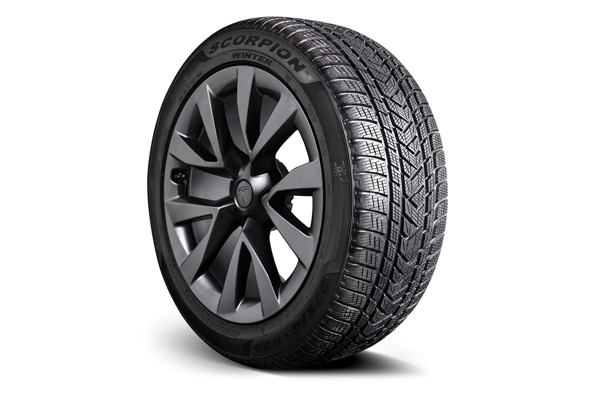 Tesla Model X 20&quot; Cyberstream Wheel and Pirelli Winter Tire Package (Set of 4)