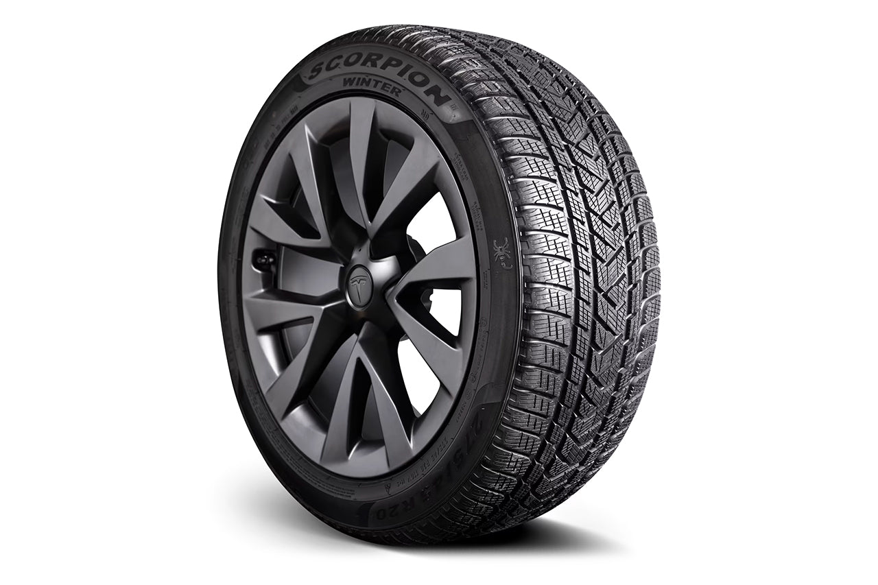 Tesla Model X 20" Cyberstream Wheel and Pirelli Winter Tire Package (Set of 4)