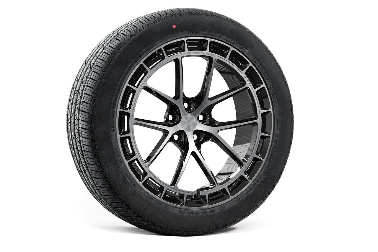 TSW115A 20" Tesla Model X Long Range & Plaid Fully Forged Lightweight Tesla Wheel and Tire Package (Set of 4)