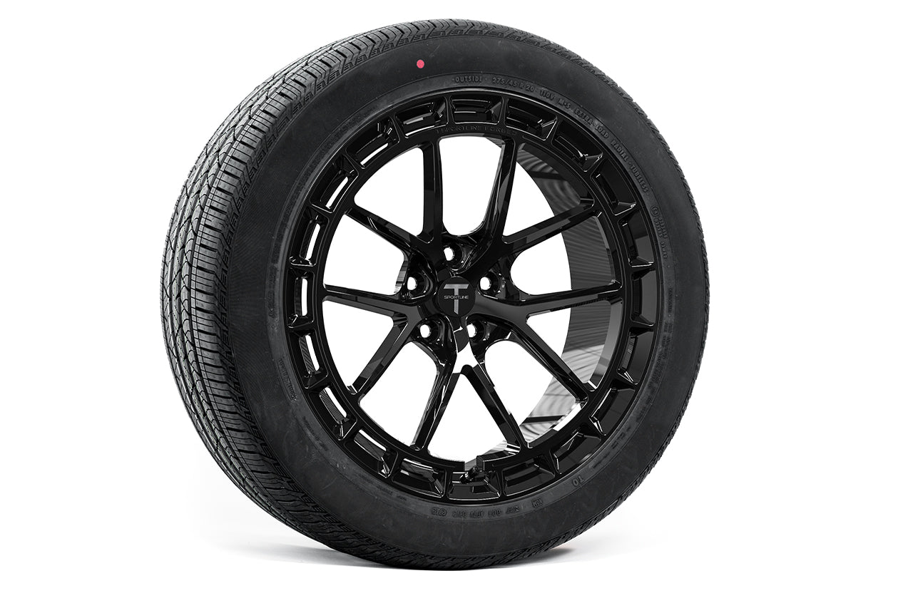 TSW115A 20" Tesla Model X Long Range & Plaid Fully Forged Lightweight Tesla Wheel and Tire Package (Set of 4)