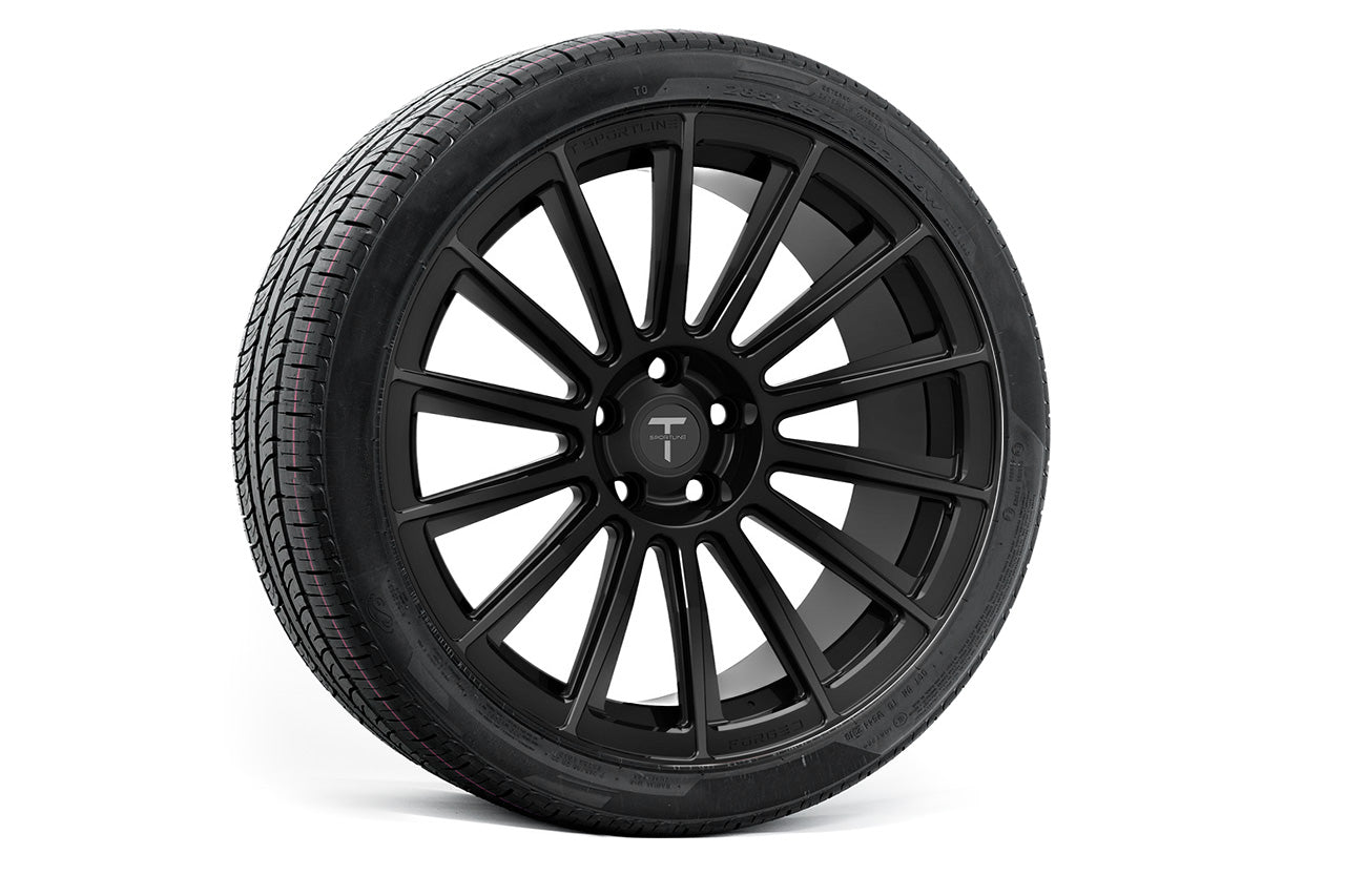 MX114 21" Tesla Model X Long Range & Plaid Wheel and Tire Package (Set of 4)
