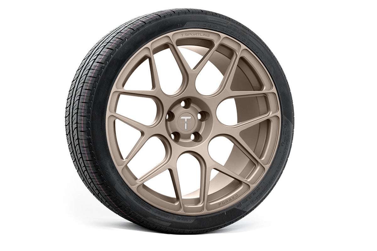 MX117 21&quot; Tesla Model X Long Range &amp; Plaid Wheel and Tire Package (Set of 4)