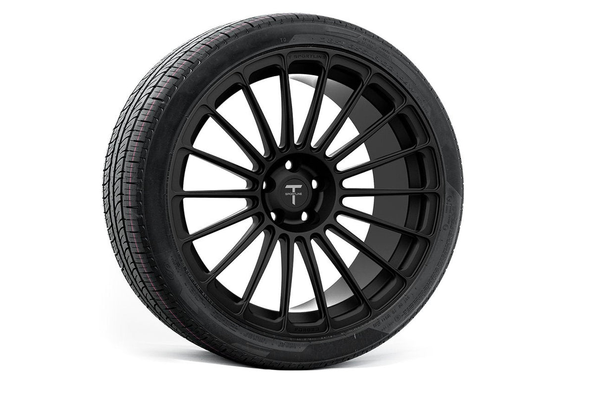 MX118 21&quot; Tesla Model X Long Range &amp; Plaid Wheel and Tire Package (Set of 4)