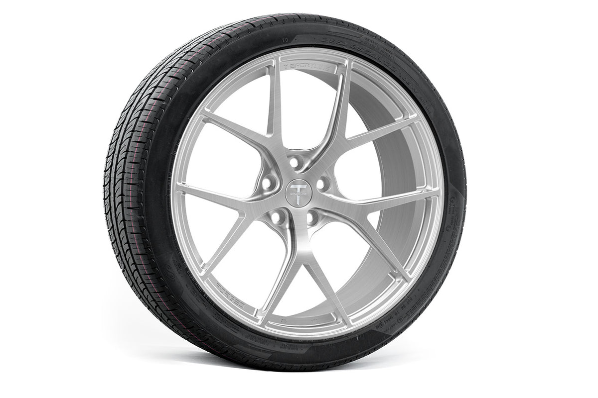 TXL115 21&quot; Tesla Model X Long Range &amp; Plaid Wheel and Tire Package (Set of 4)