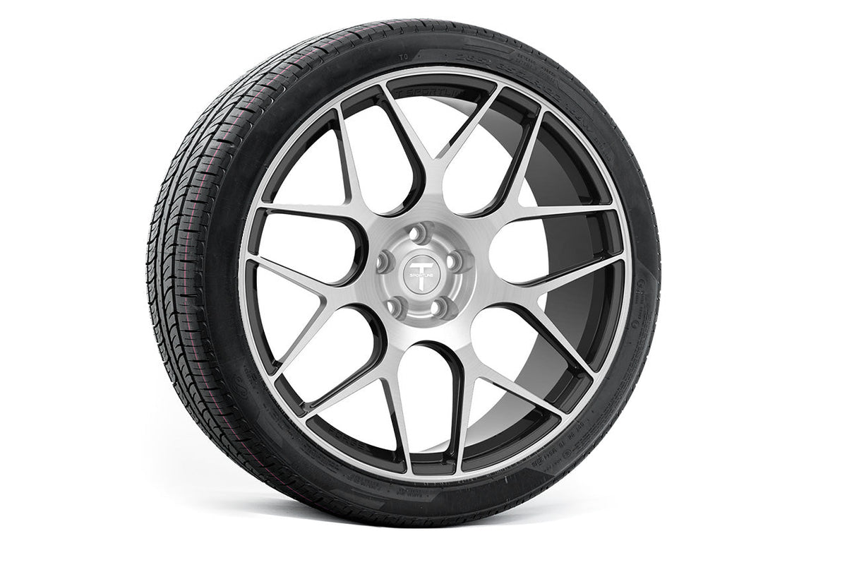 TXL117 21&quot; Tesla Model X Long Range &amp; Plaid Wheel and Tire Package (Set of 4)