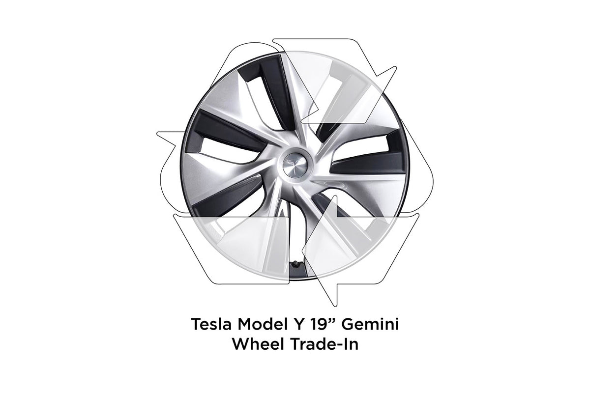 REBATE! Trade-In Your Factory Tesla Model Y 19&quot; Gemini 20&quot; Induction or 21&quot; Uberturbine Wheels (click for details)