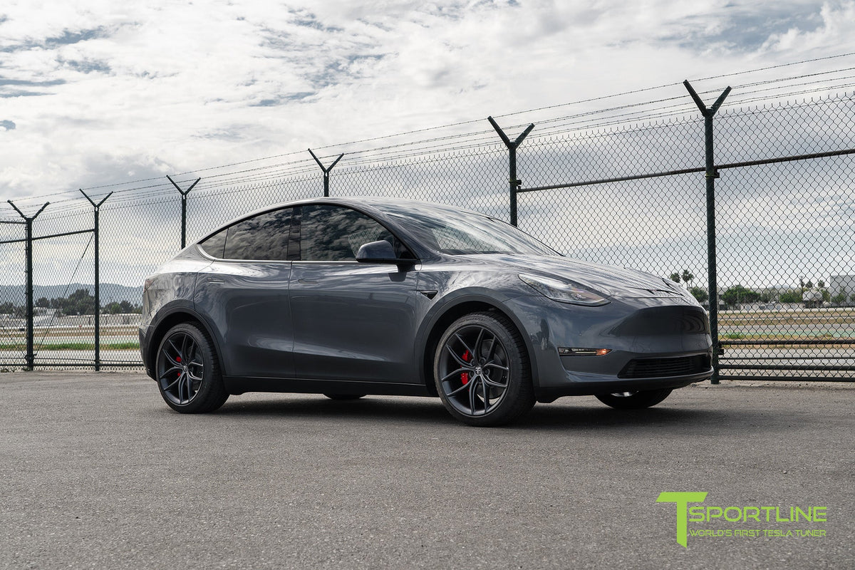 Tesla Model Y TS5 20&quot; Wheel and Tire Package in Satin Gray (Set of 4) Open Box Special!