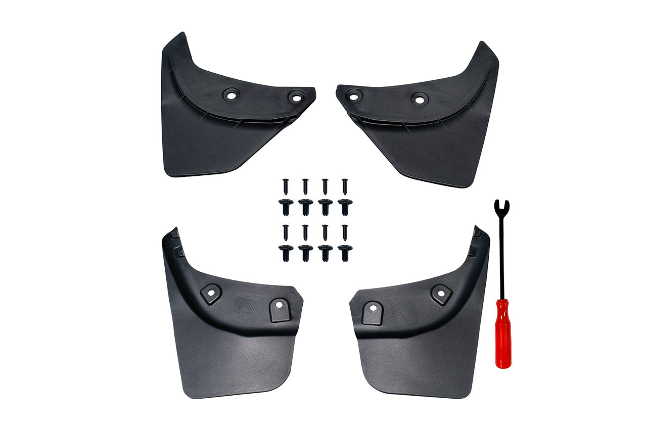 Tesla Model 3 / Y Full Coverage & Custom Fit Bolt-on Mud Flaps