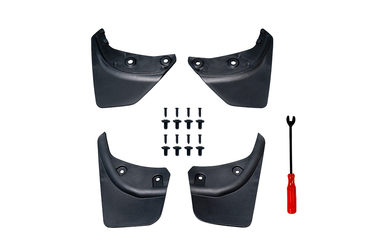 Tesla Model 3 / Y Full Coverage & Custom Fit Bolt-on Mud Flaps