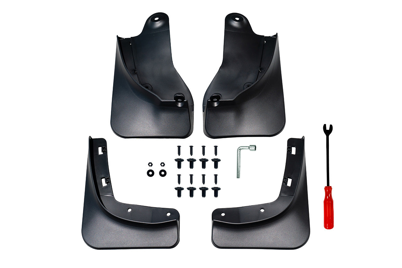 Tesla Model 3 / Y Full Coverage & Custom Fit Bolt-on Mud Flaps