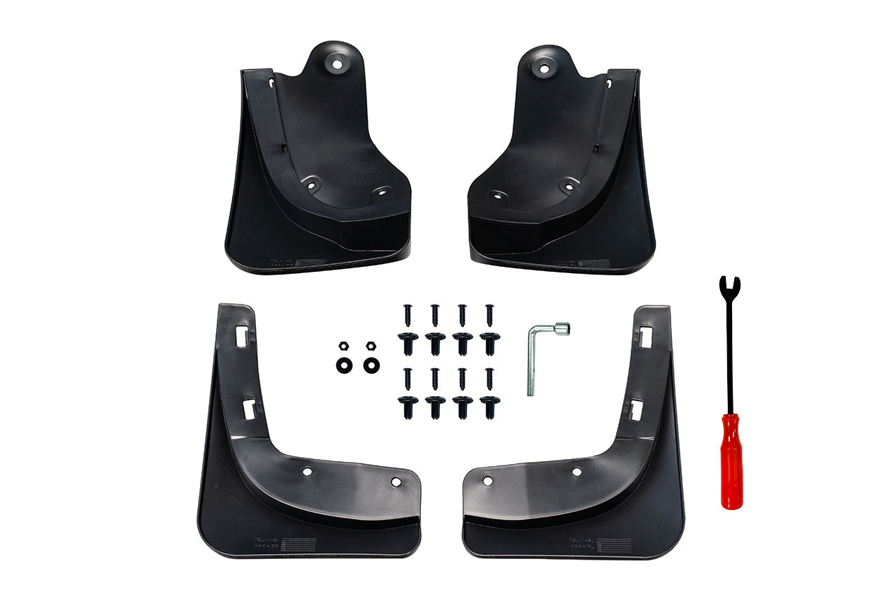 Tesla Model 3 / Y Full Coverage & Custom Fit Bolt-on Mud Flaps