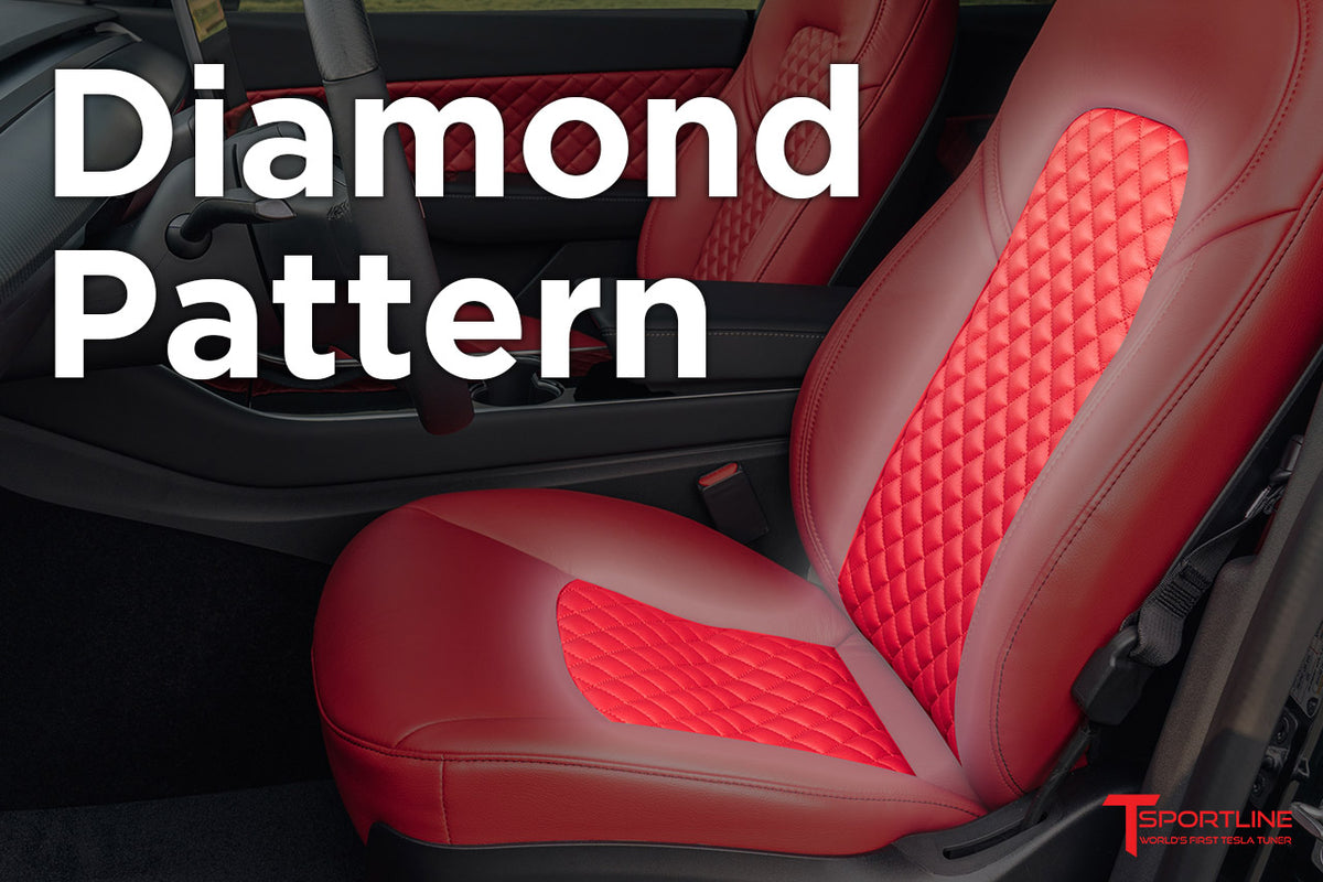 Tesla Model Y Custom Upholstery and Seat Skin Upgrade Kit
