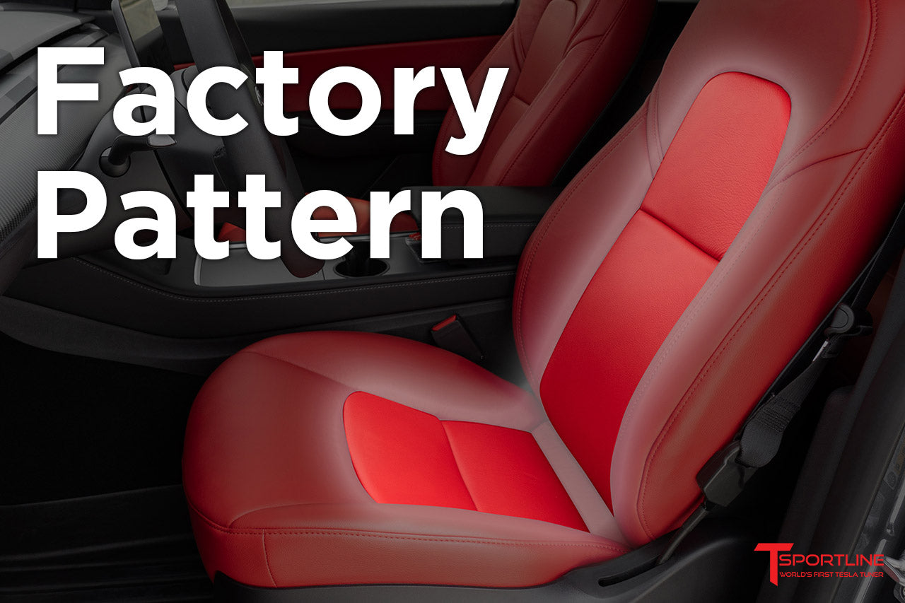 Tesla Model Y Custom Upholstery and Seat Skin Upgrade Kit