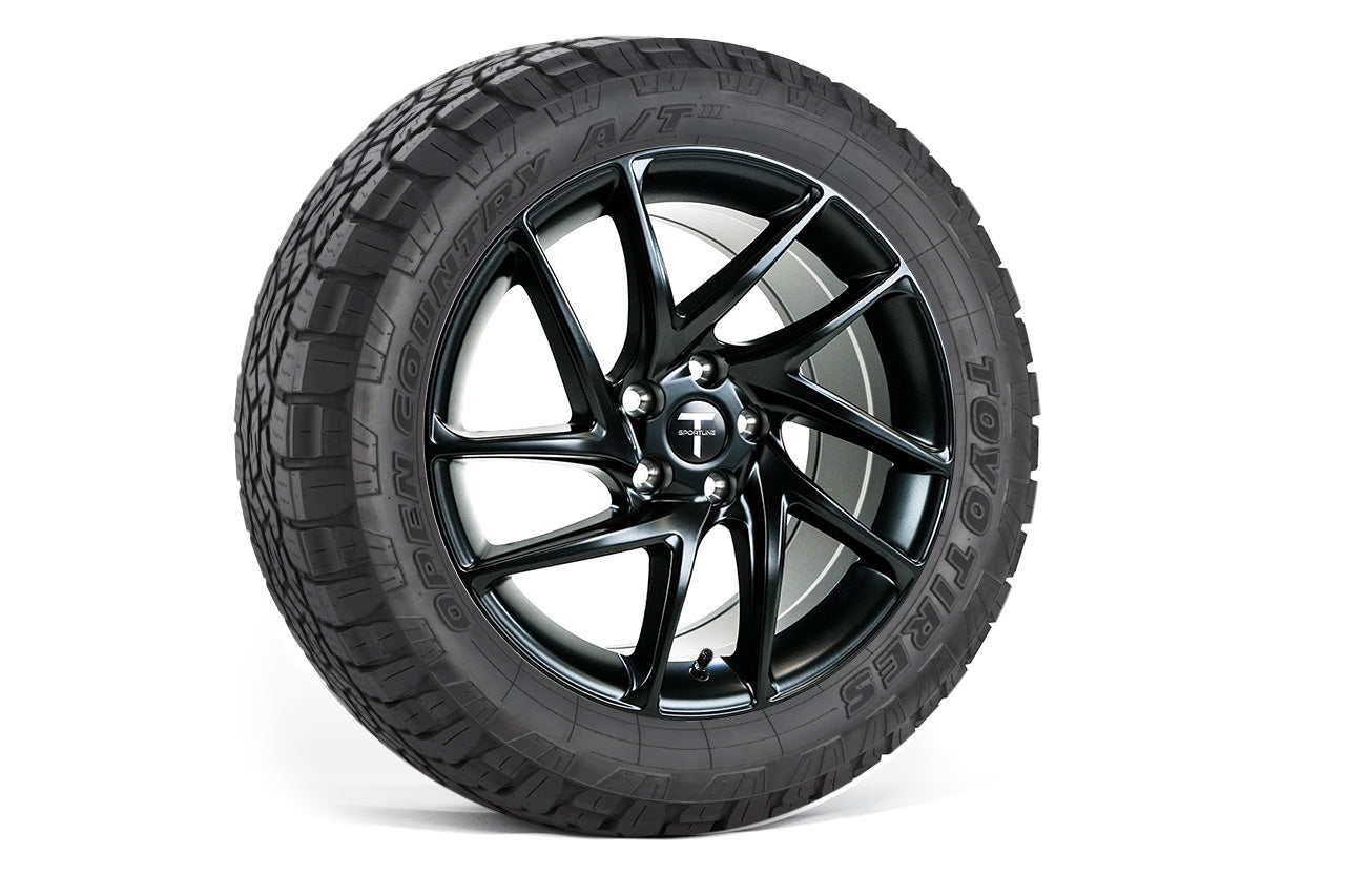 TSH Directional 18" Tesla Model Y Overland Adventure Wheel And Tire Package (Set Of 4)