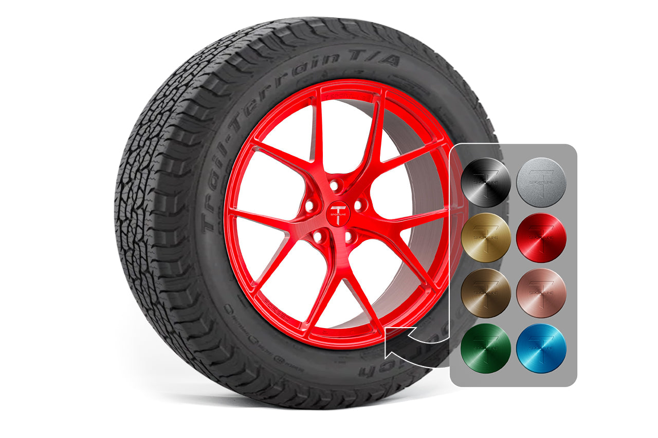 TXL115 18" Tesla Model Y Fully Forged Lightweight Tesla Overland Wheel and Tire Package (Set of 4)