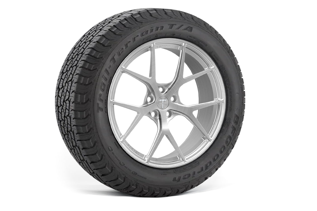 TXL115 18&quot; Tesla Model Y Fully Forged Lightweight Tesla Overland Wheel and Tire Package (Set of 4)