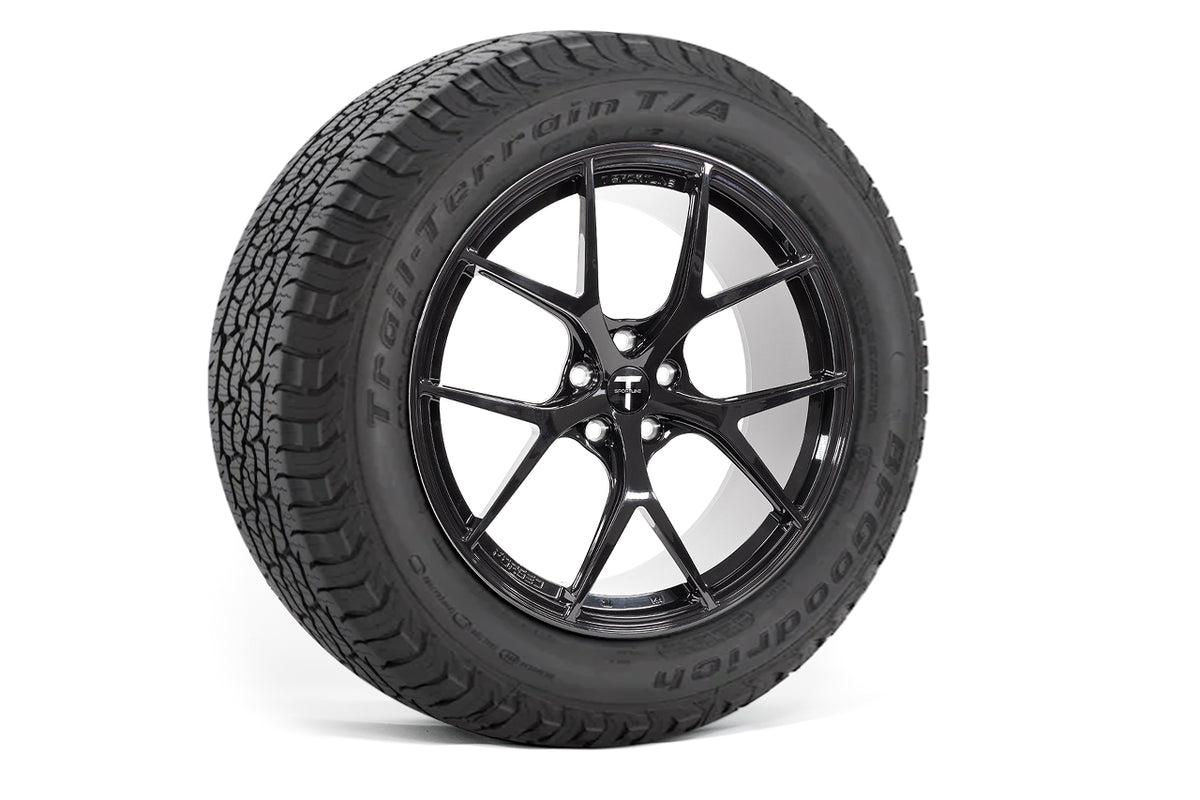 TXL115 18&quot; Tesla Model Y Fully Forged Lightweight Tesla Overland Wheel and Tire Package (Set of 4)