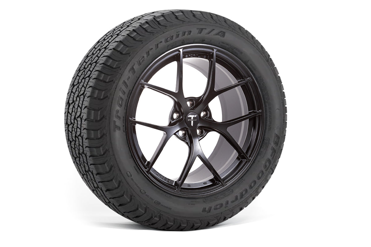 TXL115 18&quot; Tesla Model Y Fully Forged Lightweight Tesla Overland Wheel and Tire Package (Set of 4)