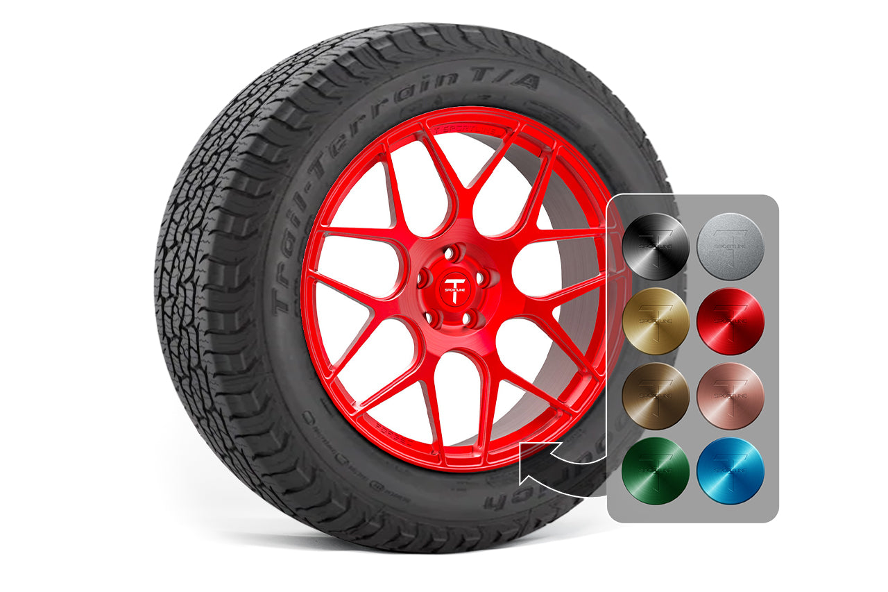 TXL117 18" Tesla Model Y Fully Forged Lightweight Tesla Overland Wheel and Tire Package (Set of 4)