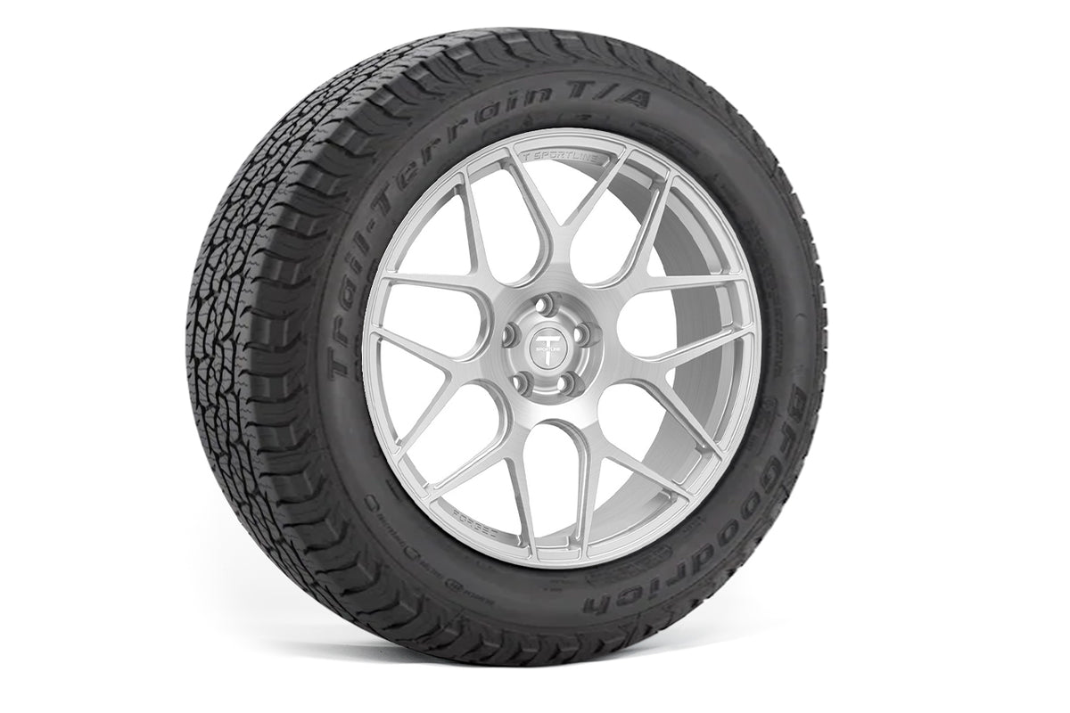 TXL117 18&quot; Tesla Model Y Fully Forged Lightweight Tesla Overland Wheel and Tire Package (Set of 4)