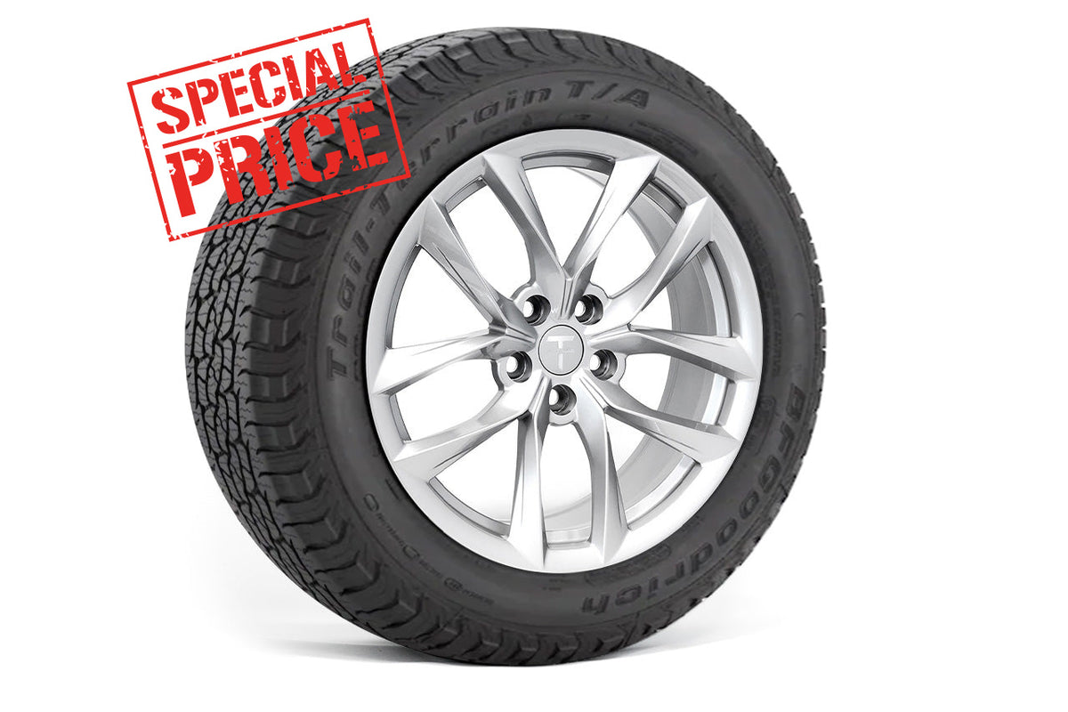 Tesla Model Y TSS 18&quot; Overland Adventure Wheel and Tire Package (Set Of 4) Open Box Special!