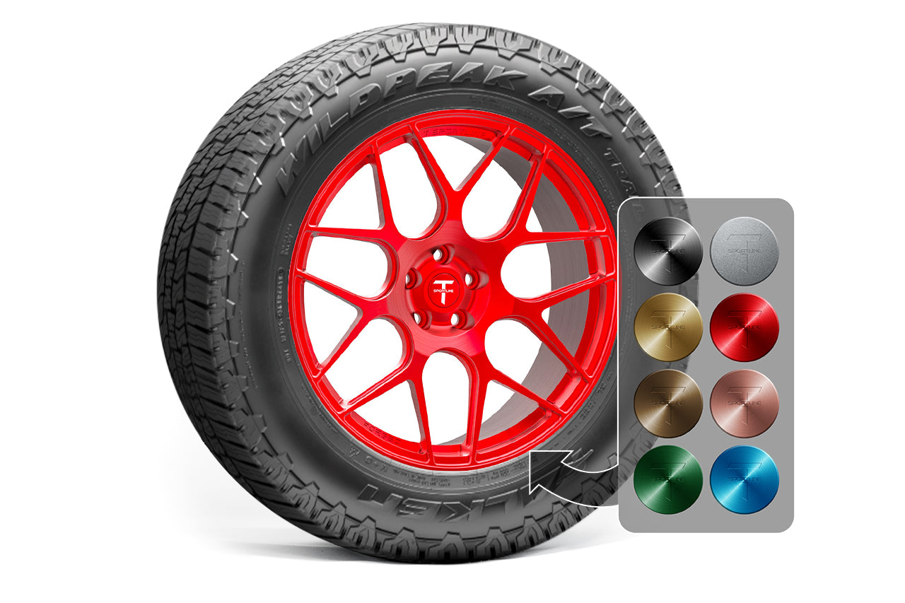 TXL117 19" Tesla Model Y Fully Forged Lightweight Tesla Overland Wheel and Tire Package (Set of 4)