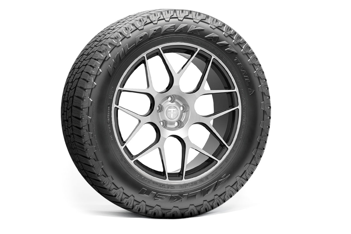 TXL117 19&quot; Tesla Model Y Fully Forged Lightweight Tesla Overland Wheel and Tire Package (Set of 4)