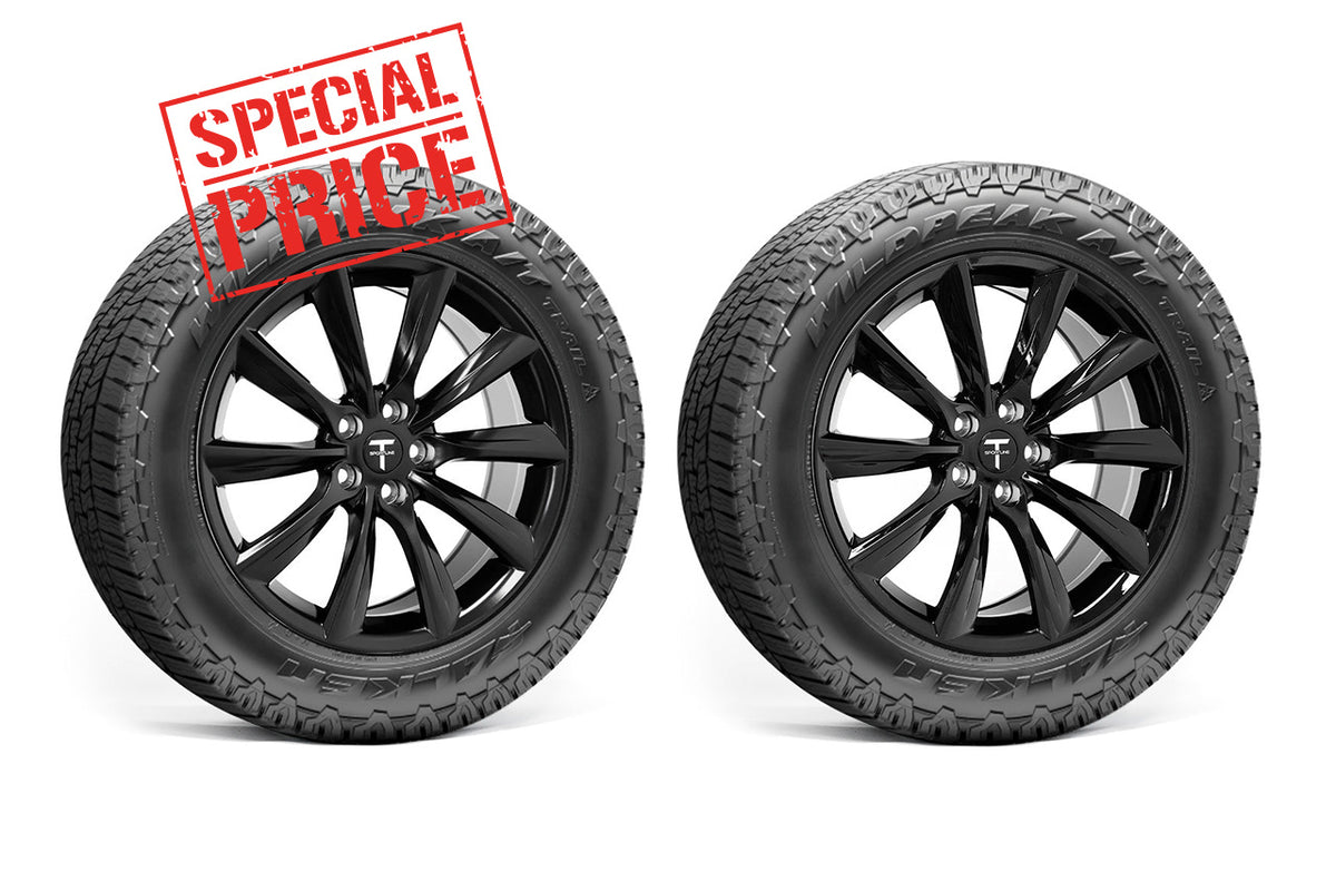Tesla Model Y TST 19&quot; Overland Adventure Wheel and Tire Package (Set of 4) Open Box Special!