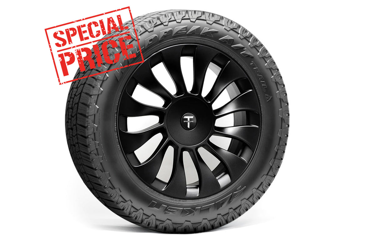 Tesla Model Y TSV 19&quot; Overland Adventure Wheel and Tire Package (Set of 4) Open Box Special!