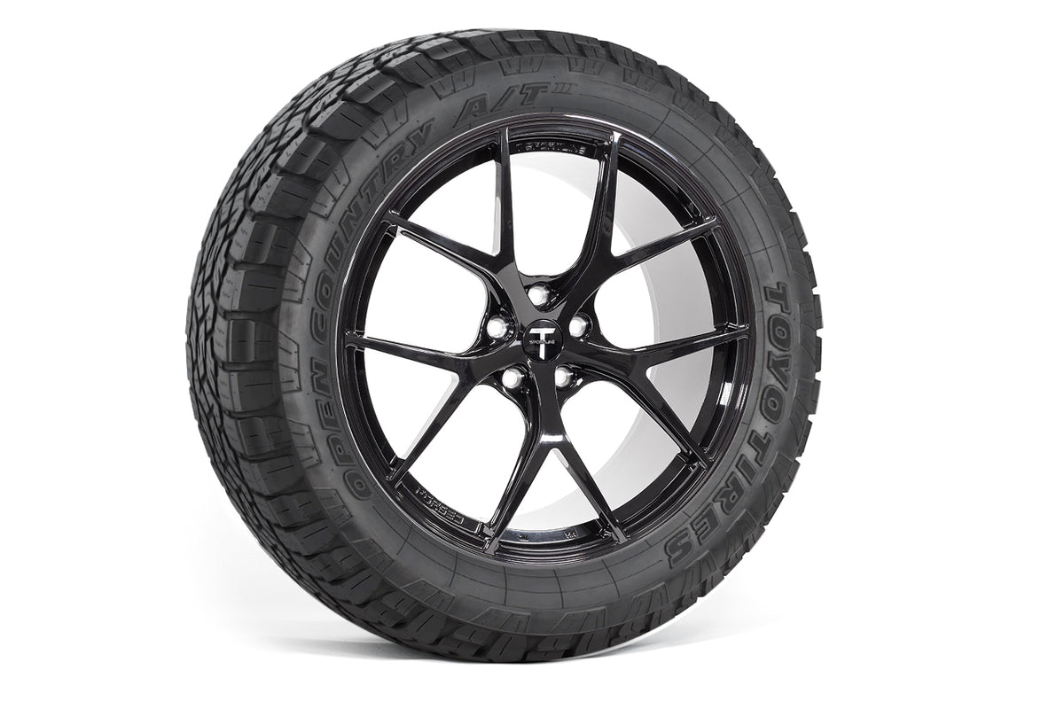 TXL115 18&quot; Tesla Model Y Fully Forged Lightweight Tesla Overland Wheel and Tire Package (Set of 4)