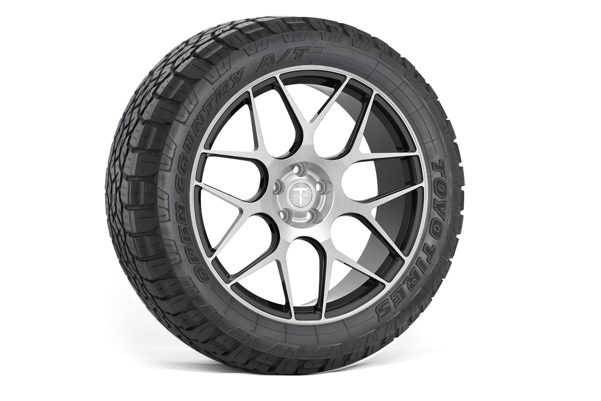 TXL117 18&quot; Tesla Model Y Fully Forged Lightweight Tesla Overland Wheel and Tire Package (Set of 4)