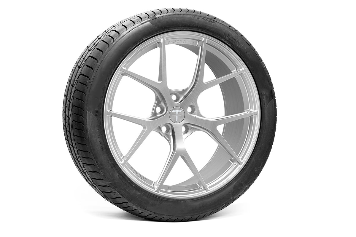 TXL115 20&quot; Tesla Model S Long Range &amp; Plaid Fully Forged Lightweight Tesla Wheel and Tire Package (Set of 4)