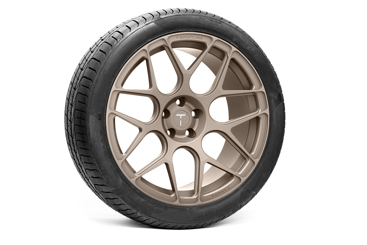 TS117 20&quot; Tesla Model S Long Range &amp; Plaid Wheel and Tire Package (Set of 4)