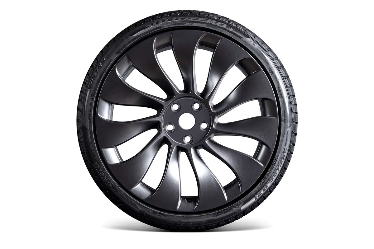 Tesla Model Y 21&quot; Überturbine Wheel and Pirelli Winter Tire Package (Set of 4)