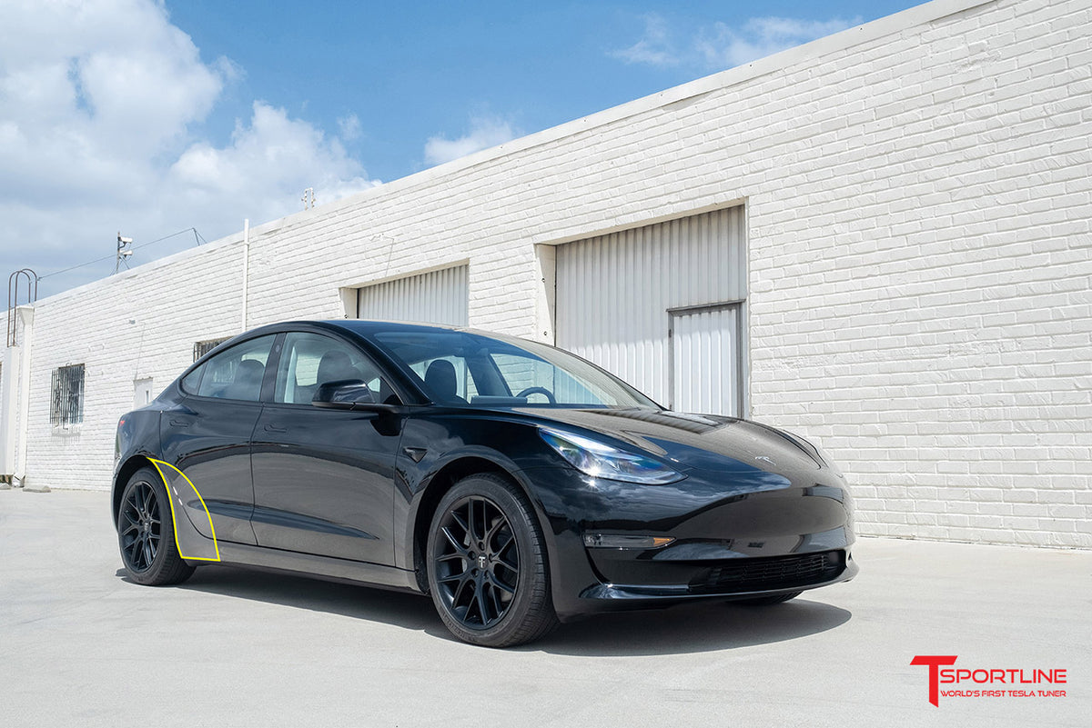 Tesla Model 3 / Y DIY Paint Protection Film (PPF) Kit for Rear Door / Quarter Rocker Panels