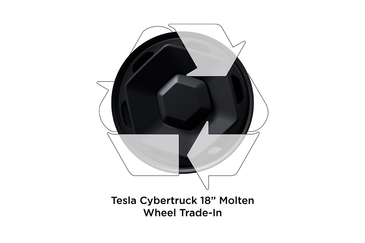 REBATE! Trade-In Your Factory Tesla Cybertruck Wheels (click for details)
