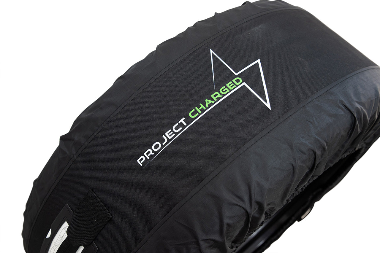 Tesla Winter Tire Package Special: Free AMaxx Tesla Digital Tire Inflator Cordless Portable Air Pump & Tesla Wheel Tire Totes Bundle