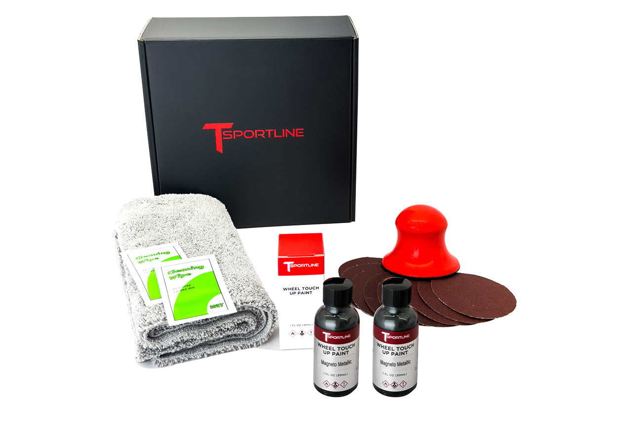 T Sportline Tesla Wheel Touch Up Paint & DIY Curb Rash Repair Kits