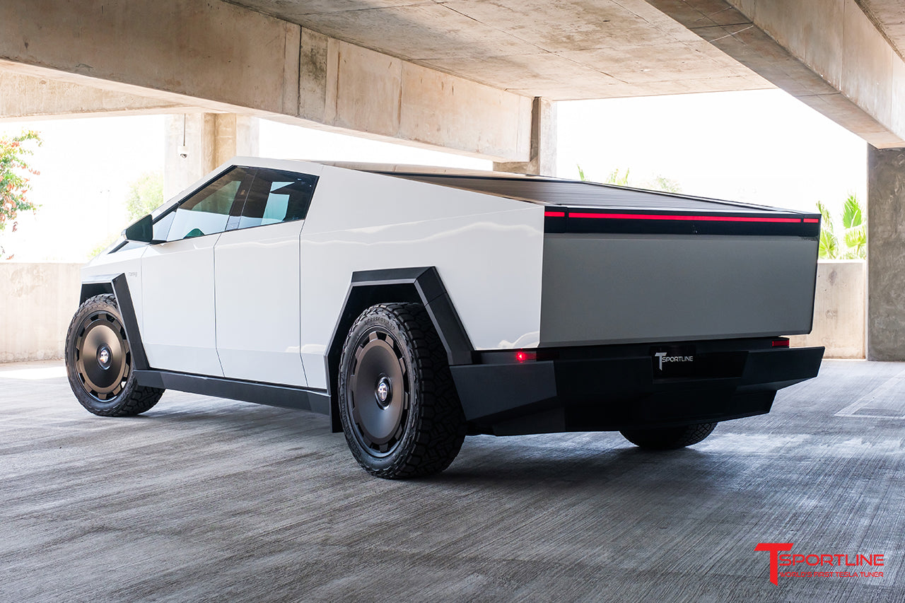 CTM 24" Tesla Cybertruck Fully Forged Monoblock Tesla Wheel and Tire Package (Set of 4)