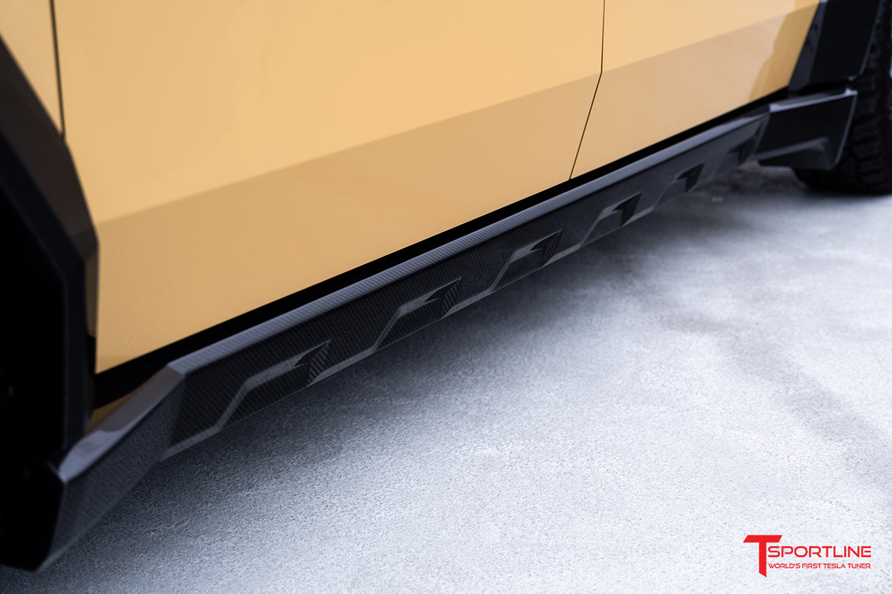 Tesla Cybertruck Carbon Fiber Wide Body Package