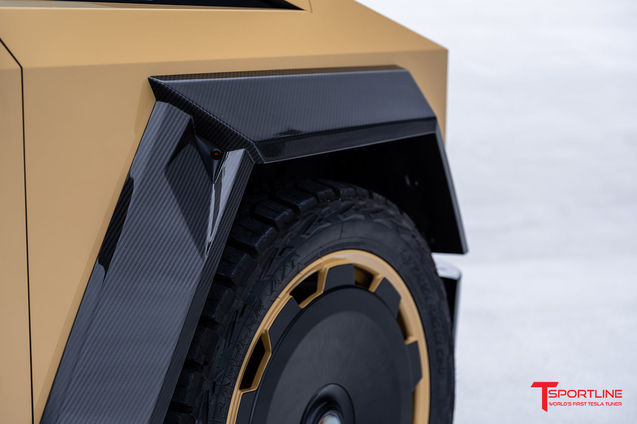 Tesla Cybertruck Carbon Fiber Wide Body Package