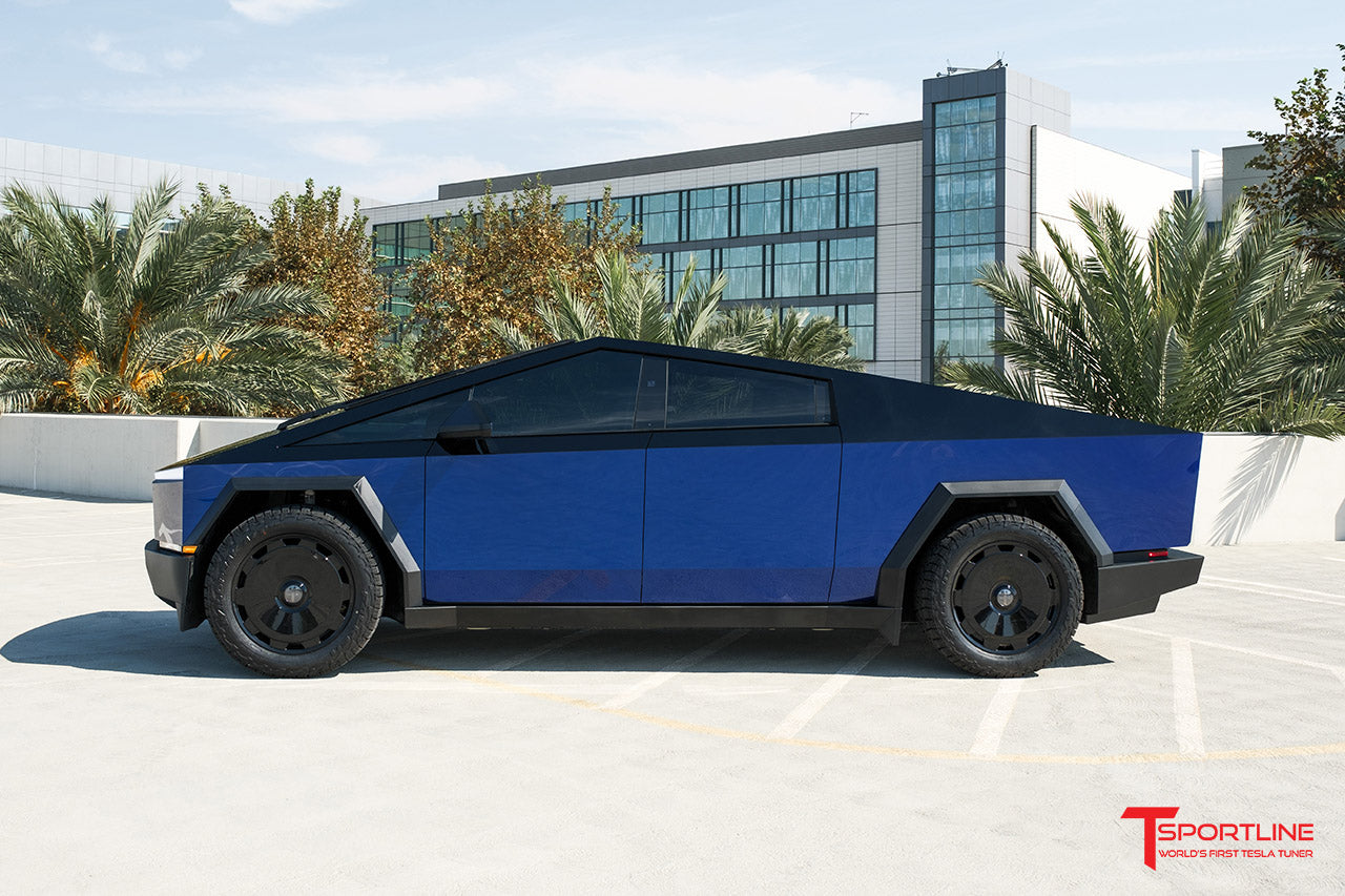 CTM 22" Tesla Cybertruck Fully Forged Monoblock Tesla Wheel and Tire Package (Set of 4)