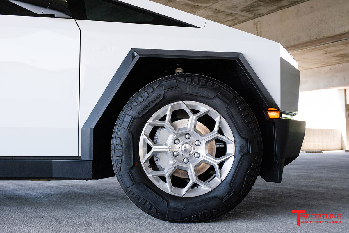 CT7 20&quot; Tesla Cybertruck Fully Forged Lightweight Tesla Replacement Wheel and Tire