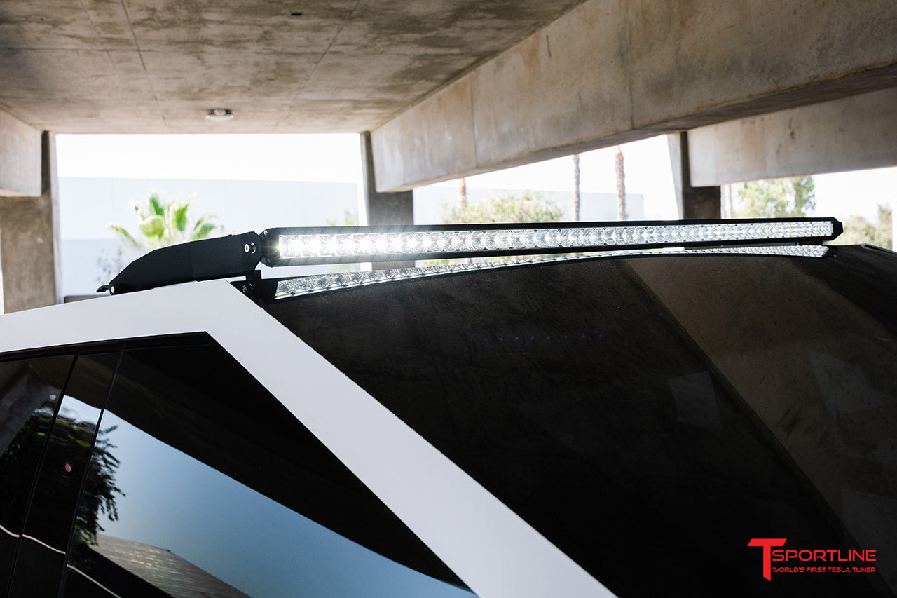 Tesla Cybertruck 50" LED Off Road Light Bar with Roof Top Quick Disconnect Kit