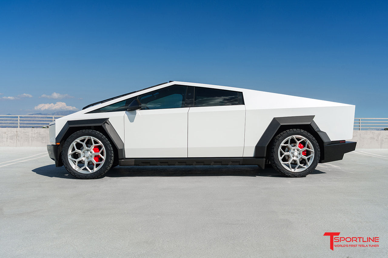 CT7 24" Tesla Cybertruck Fully Forged Lightweight Tesla Wheel and Tire Package (Set of 4)