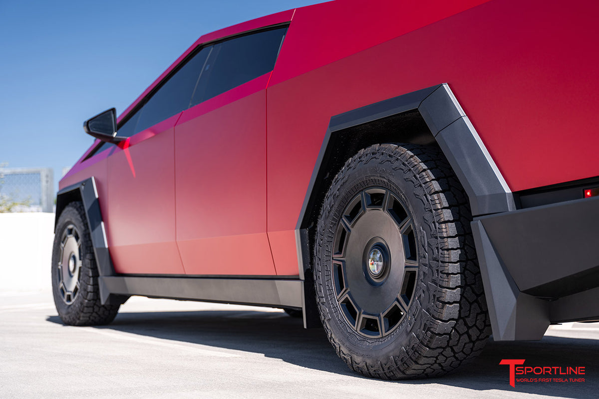CT10 20&quot; Tesla Cybertruck Fully Forged Monoblock Tesla Wheel and Tire Package (Set of 4)