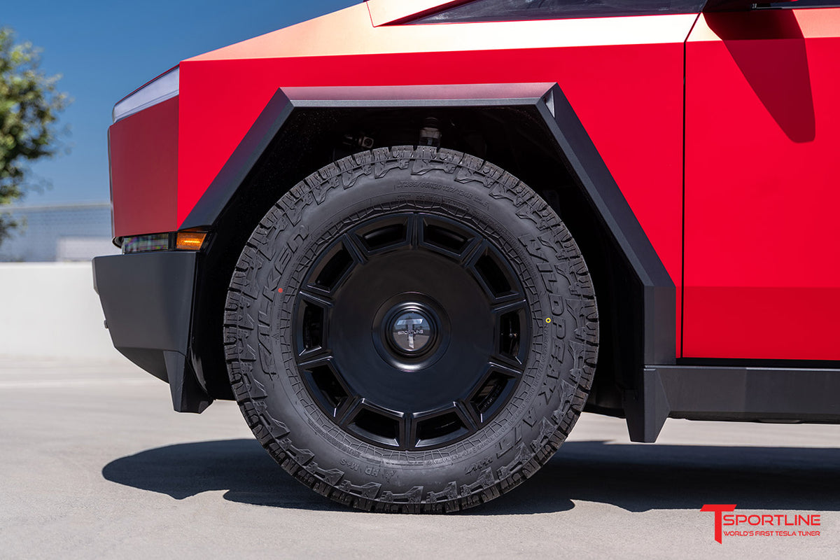 CT10 20&quot; Tesla Cybertruck Fully Forged Monoblock Tesla Wheel and Tire Package (Set of 4)