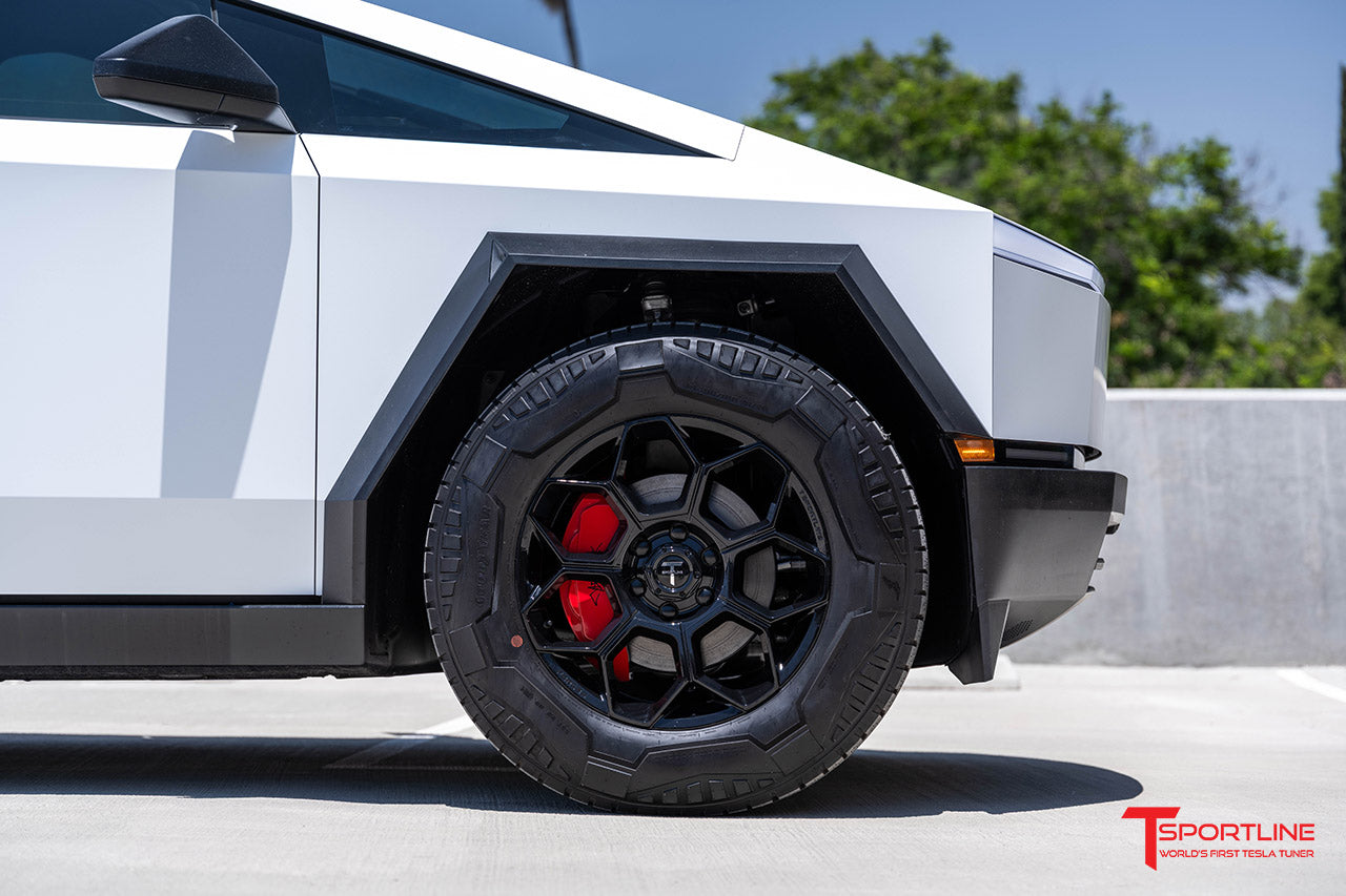CT7 20" Tesla Cybertruck Fully Forged Lightweight Tesla Replacement Wheel and Tire