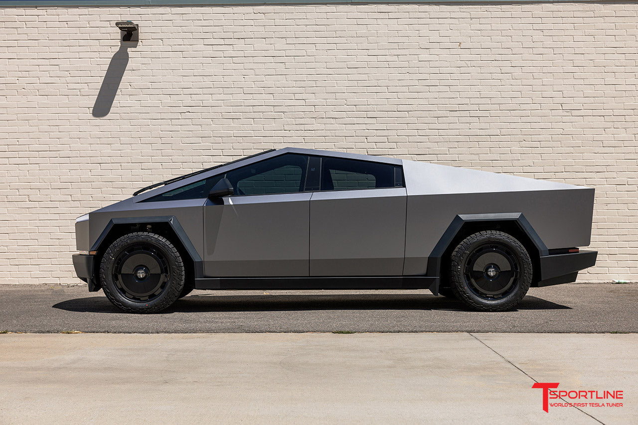 CTM 22" Tesla Cybertruck Fully Forged Monoblock Tesla Wheel and Tire Package (Set of 4)